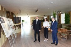 Azerbaijani president, first lady view rebuilt Milan Expo national pavilion (PHOTO)