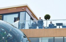 Azerbaijani president, first lady view rebuilt Milan Expo national pavilion (PHOTO)