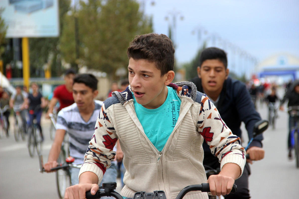Biləsuvarda velosiped yarışı keçirilib (FOTO)