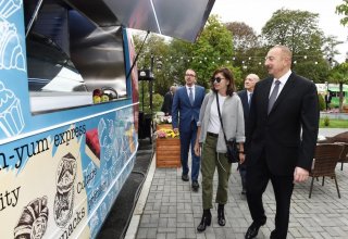 Azerbaijani president, first lady attend opening of “ABAD Factory” Production Complex in Guba (PHOTO)
