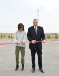 Президент Ильхам Алиев и Первая леди Мехрибан Алиева приняли участие в открытии Парка ветряной энергии «Ени Яшма» в Хызы (ФОТО)