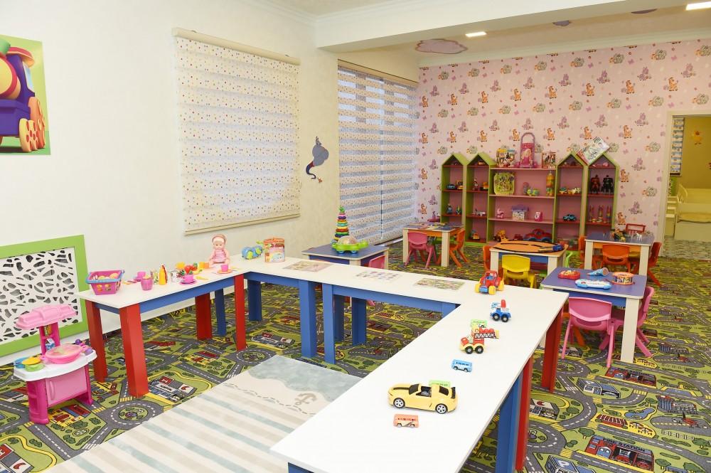 Azerbaijani president, first lady inaugurate orphanage-kindergarten in Guba (PHOTO)