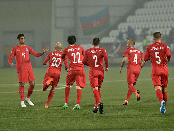 Cборная Азербайджана одержала победу с крупным счетом в Лиге наций УЕФА (ФОТО/ВИДЕО)