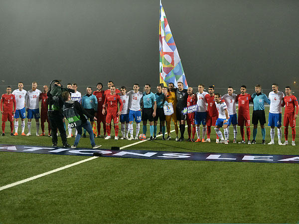 Millimiz UEFA Millətlər Liqasında ilk qələbəsini qazandı (FOTO)