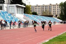 Azərbaycan Ordusunda yüngül atletika üzrə yarışlar keçirilib (FOTO)