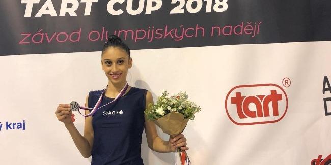 Азербайджанская гимнастка завоевала «серебро» на международном турнире