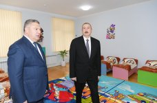 Президент Ильхам Алиев принял участие в открытии построенного по инициативе Фонда Гейдара Алиева детсада в Лерике (ФОТО)
