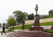 Президент Ильхам Алиев прибыл в Лерикский район (ФОТО)