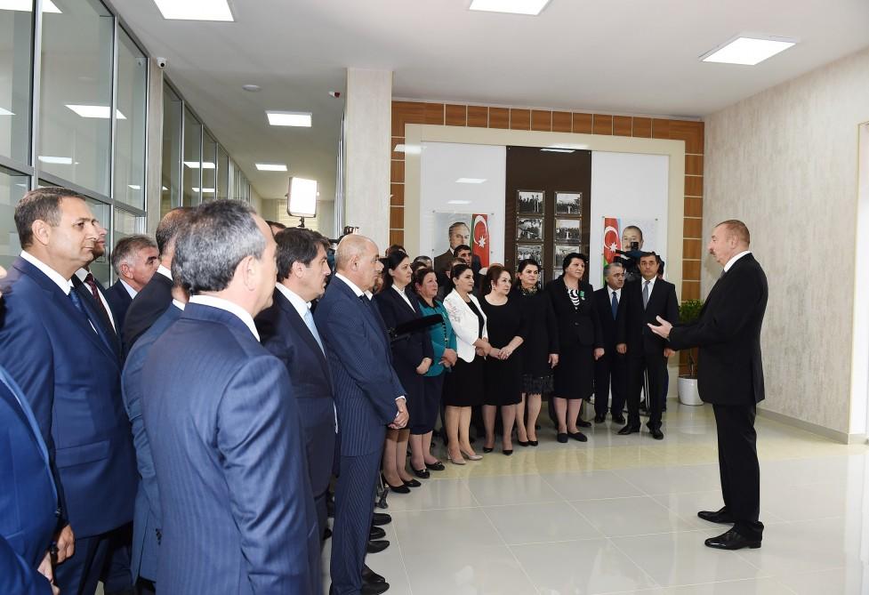 President Ilham Aliyev launches water supply system in Astara (PHOTO)