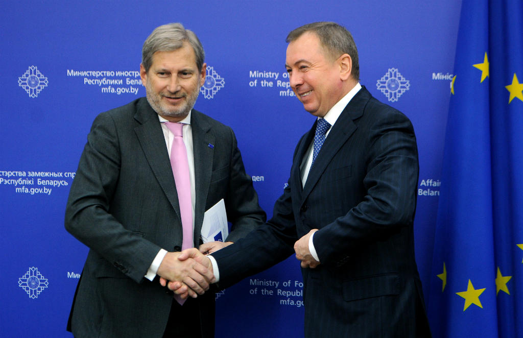 Макей и еврокомиссар Хан обсудили приоритеты партнерства Беларуси и ЕС