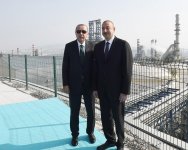 Presidents of Azerbaijan, Turkey attend opening ceremony of Star Oil Refinery (PHOTO)