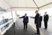 Президент Ильхам Алиев принял участие в открытии автодороги Имишли-Отузики-Гарагашлы (ФОТО)