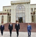 President Ilham Aliyev viewed conditions created at new building of Imishli District Court (PHOTO)