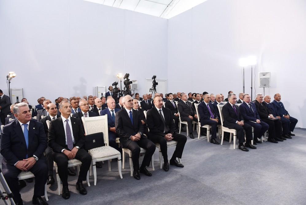 President Aliyev inaugurates distributary channel of Araz River (PHOTO)