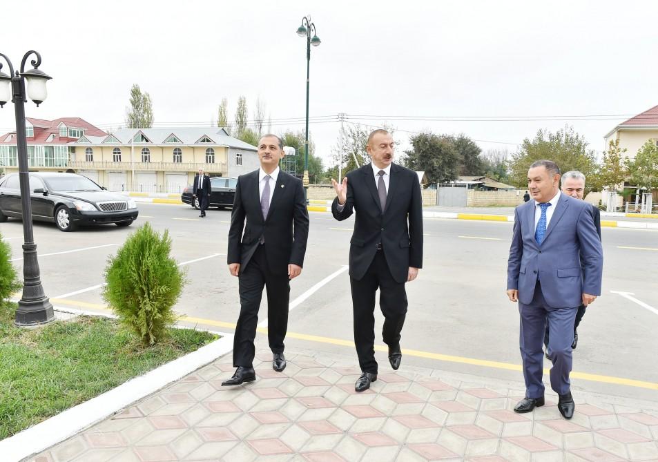 Президент Ильхам Алиев ознакомился с условиями, созданными в новом здании Имишлинского районного суда (ФОТО) (версия 2)