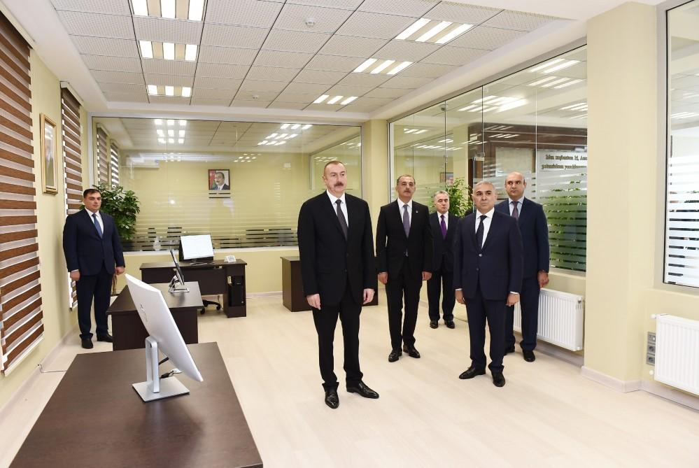 Президент Ильхам Алиев принял участие в открытии Имишлинского центра автоматического управления и контроля «Азеришыг» (ФОТО)