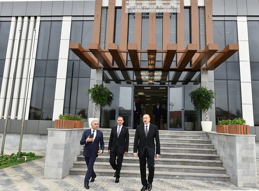 President Aliyev launches Imishi Automated Control and Monitoring Center of Azerishig (PHOTO)