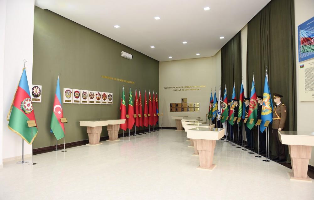 Президент Ильхам Алиев принял участие в открытии Музея флага в Имишли (ФОТО)