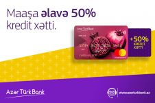 Azer Turk Bank offers interest-free credit lines for its salary card holders