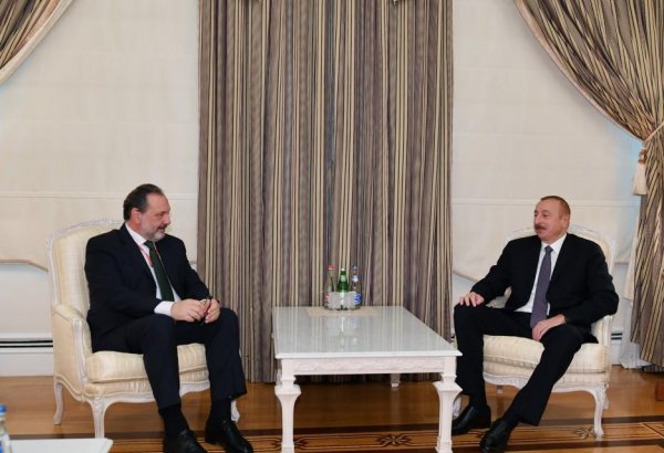 President Aliyev meets President of Uruguay Chamber of Representatives