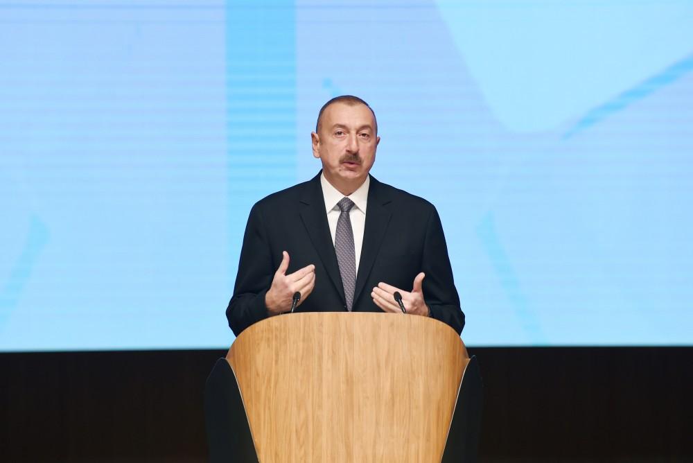 Президент Ильхам Алиев: За последние 15 лет Азербайджан продемонстрировал самые высокие темпы развития в экономической сфере
