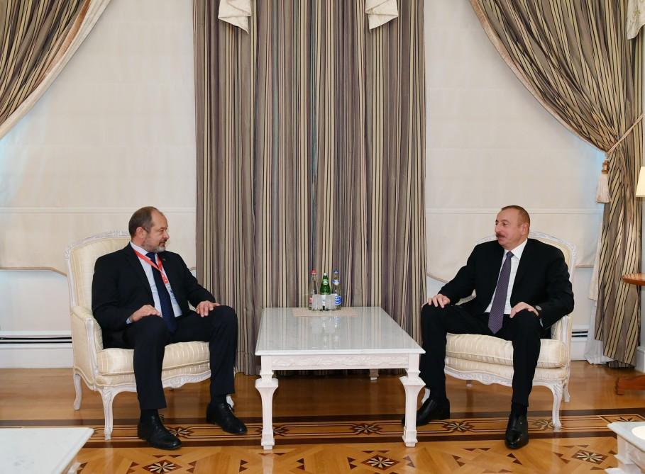Президент Ильхам Алиев принял председателя Госсовета Словении