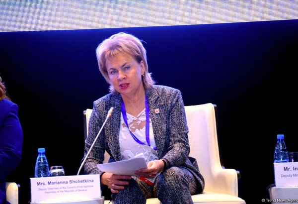 Marianna Şyotkina: Belarus iqtisadi və sosial sahədə dayanıqlı inkişafın təmin olunmasına çalışır