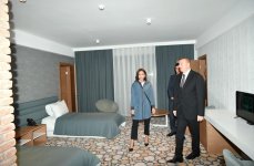 President Ilham Aliyev, First Lady Mehriban Aliyeva inaugurate Yurd Hotel in Gakh (PHOTO)