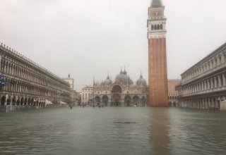 Venice flood season starts early this winter
