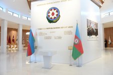 Президент Ильхам Алиев и Первая леди Мехрибан Алиева приняли участие в открытии Музея флага в Шеки (ФОТО)
