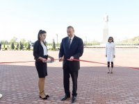 President Ilham Aliyev, First Lady Mehriban Aliyeva attend inauguration of Heydar Aliyev Center in Shaki (PHOTO)