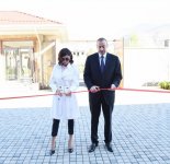 President Ilham Aliyev, First Lady Mehriban Aliyeva attend opening of orphanage building in Shaki (PHOTO)