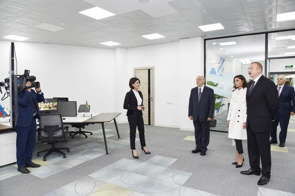 Президент Ильхам Алиев и Первая леди Мехрибан Алиева приняли участие в открытии комплекса “ASAN Həyat” в Шеки (ФОТО)