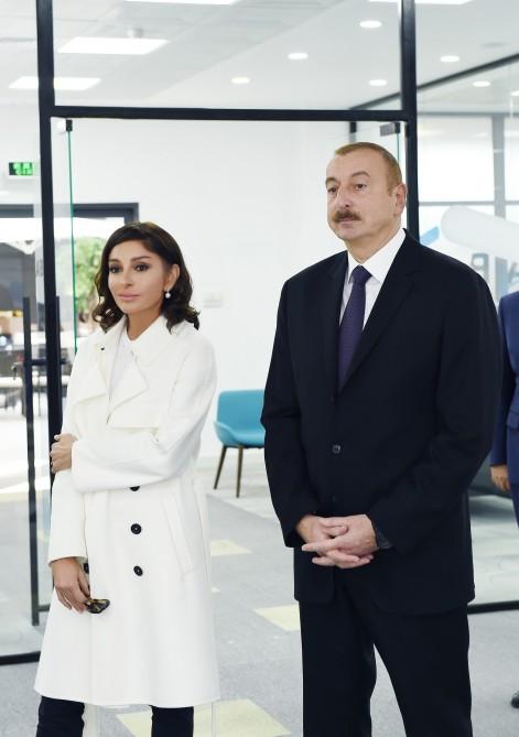 Президент Ильхам Алиев и Первая леди Мехрибан Алиева приняли участие в открытии комплекса “ASAN Həyat” в Шеки (ФОТО)