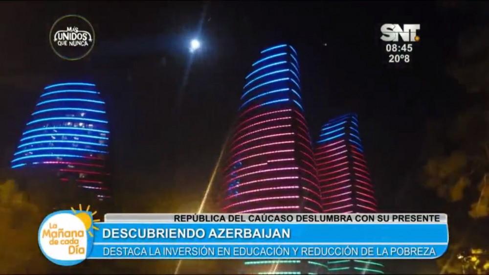Paraguayan TV channel SNT airs program on Azerbaijan (PHOTO)
