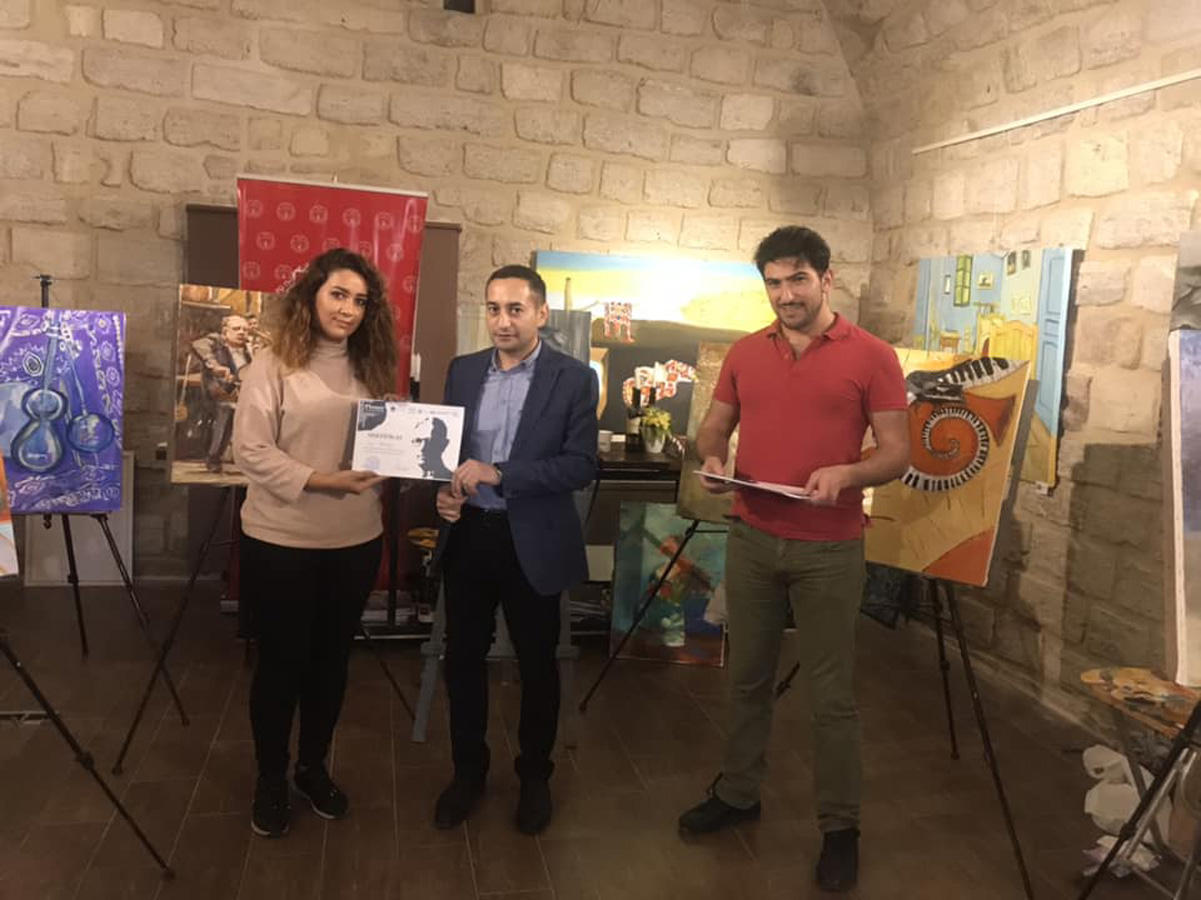 Картины, вдохновленные музыкой, впервые представлены в Баку  (ВИДЕО, ФОТО)