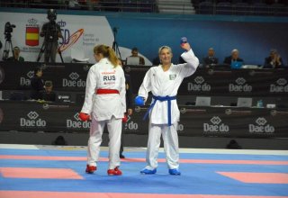 Azərbaycan karateçisi İrina Zaretska dünya çempionu olub