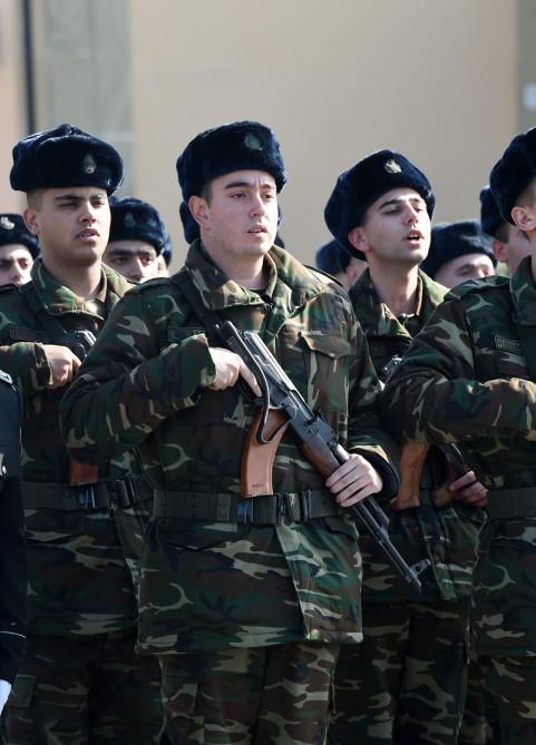 В Н-ской воинской части СГБ очередная группа молодых солдат принесла присягу на верность Родине (ФОТО)