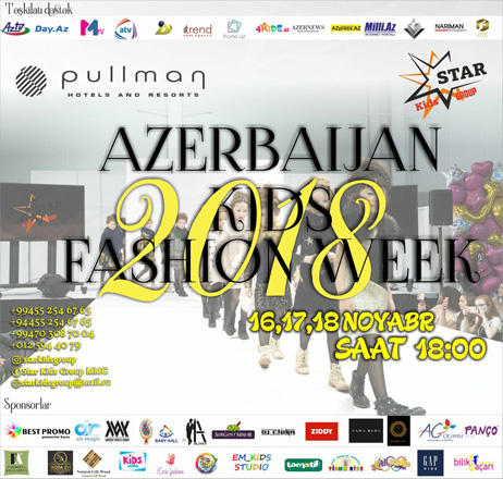 В Баку пройдет Azerbaijan Kids Fashion Week 2018
