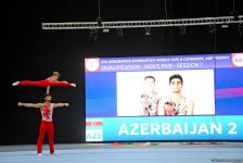 FIG Acrobatic Gymnastics World Cup podium training kicks off in Baku (PHOTO)