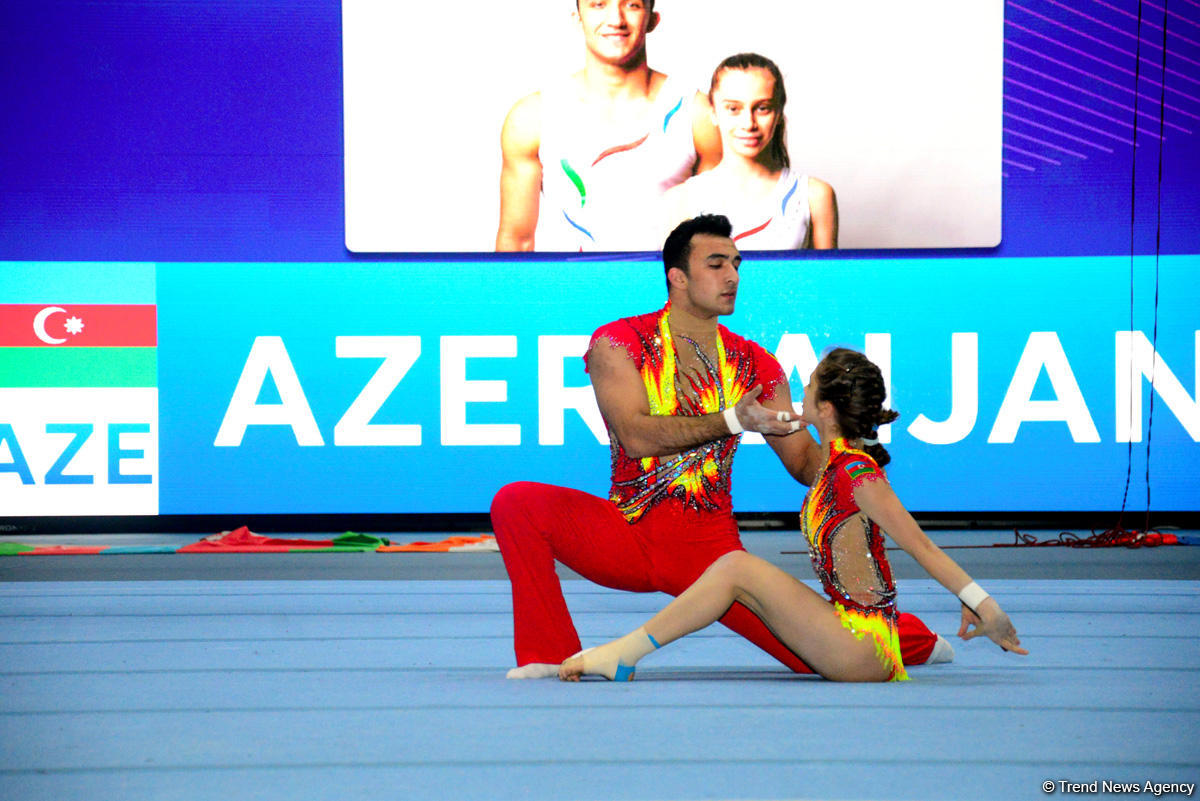 FIG Acrobatic Gymnastics World Cup podium training kicks off in Baku (PHOTO)