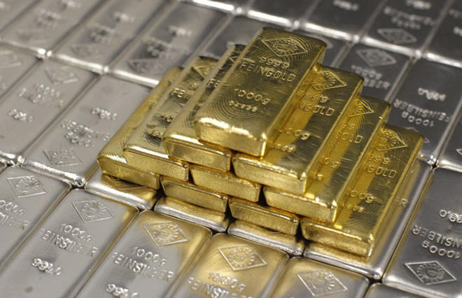 Золото и серебро в Азербайджане вновь дешевеют
