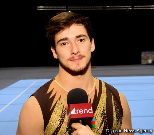 Azərbaycanlı gimnast: Akrobatika gimnastikası üzrə Dünya Kubokunda məqsədimiz birinci yer tutmaqdır