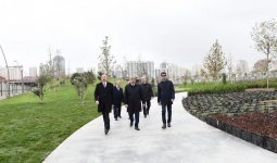 Azerbaijani president views redevelopment, construction work around Tazapir mosque (PHOTO)