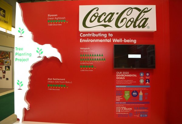 “Coca-Cola” şirkəti “Caspian Ecology 2018” sərgisində iştirak edib (FOTO)