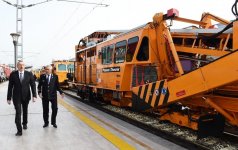 President Aliyev opens Sumgayit Railway Station Complex (PHOTO)