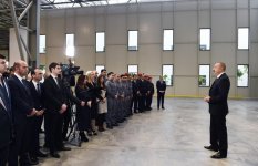 Prezident İlham Əliyev Sumqayıt Kimya Sənaye Parkında tütün məmulatları istehsalı fabrikinin açılışında iştirak edib (FOTO) (YENİLƏNİB-2)