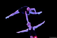 В Национальной арене гимнастики проходят подиумные тренировки участников Кубка мира по акробатической гимнастике в Баку (ФОТОРЕПОРТАЖ)