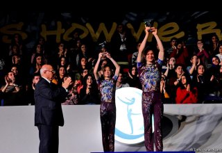 В рамках Кубка мира по акробатической гимнастике в Баку прошло вручение AGF Trophy (ФОТО)