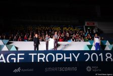 В рамках Кубка мира по акробатической гимнастике в Баку прошло вручение AGF Trophy (ФОТО)